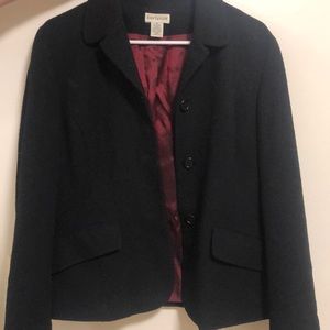Ann Taylor black wool coat